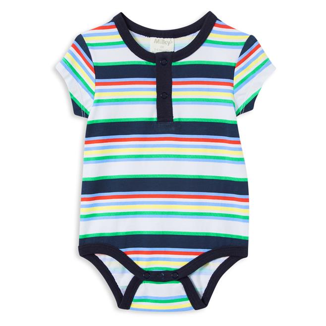 Milky Multi Stripe Bubbysuit